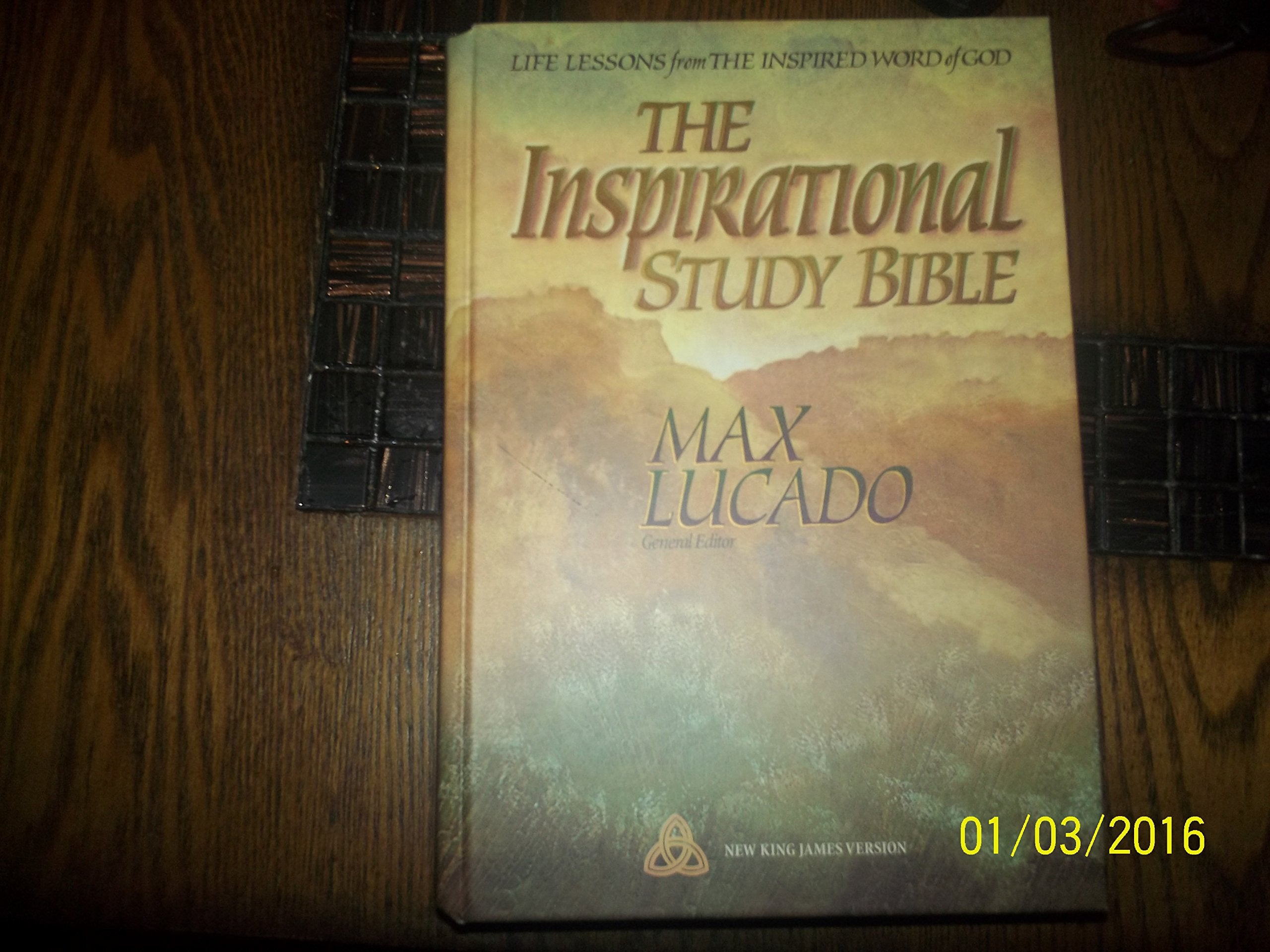 The Inspirational Study Bible New King James Version: Life Lessons from the Inspired Word of God,Used