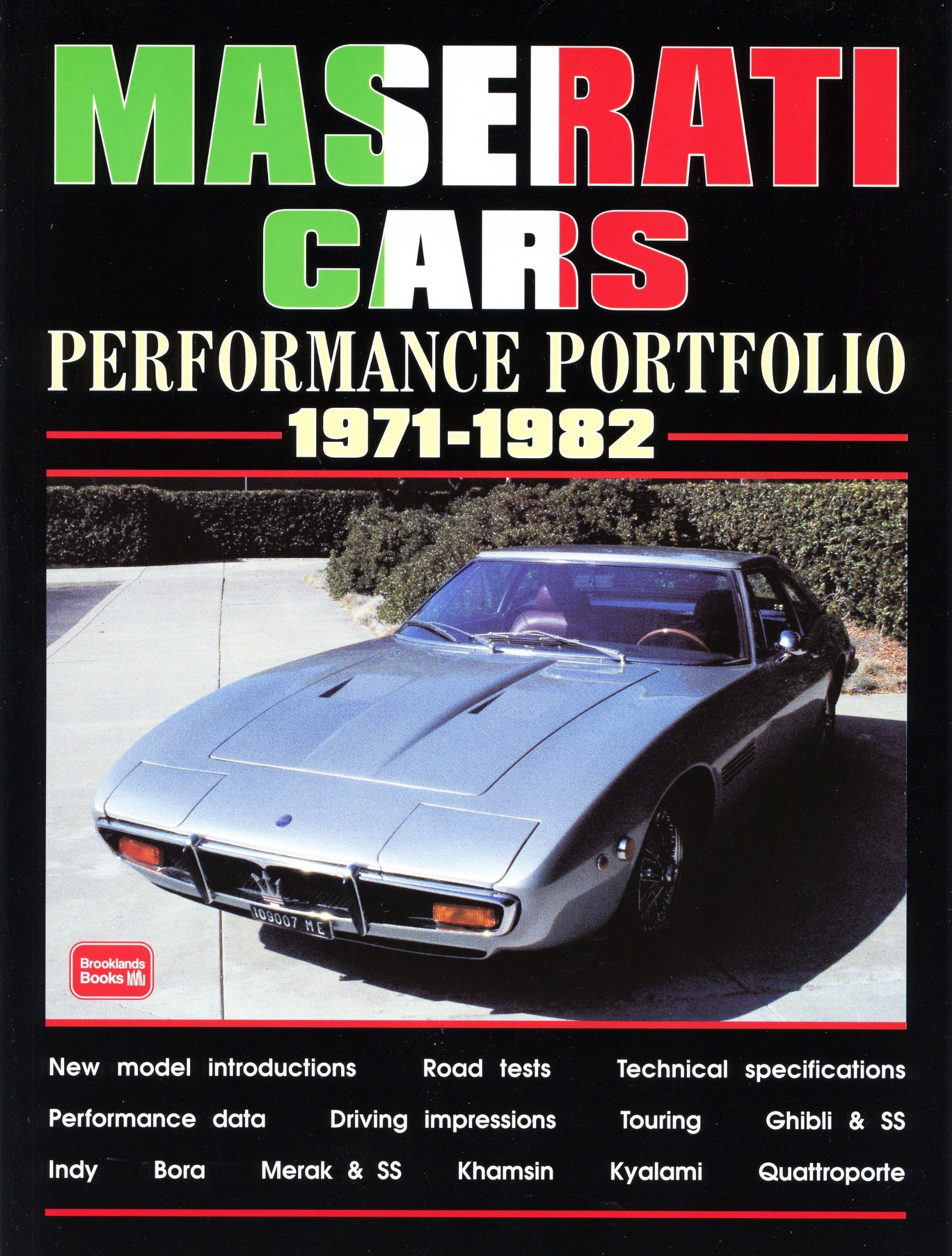 Maserati Cars 19711982 Performance Portfolio,Used