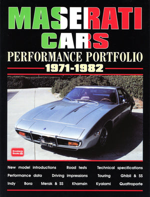 Maserati Cars 19711982 Performance Portfolio,Used
