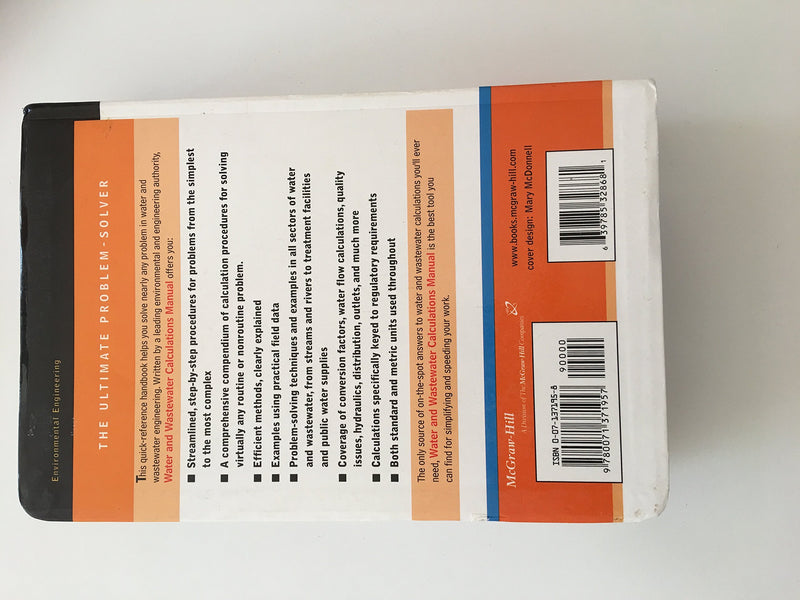 Water and Wastewater Calculations Manual,Used
