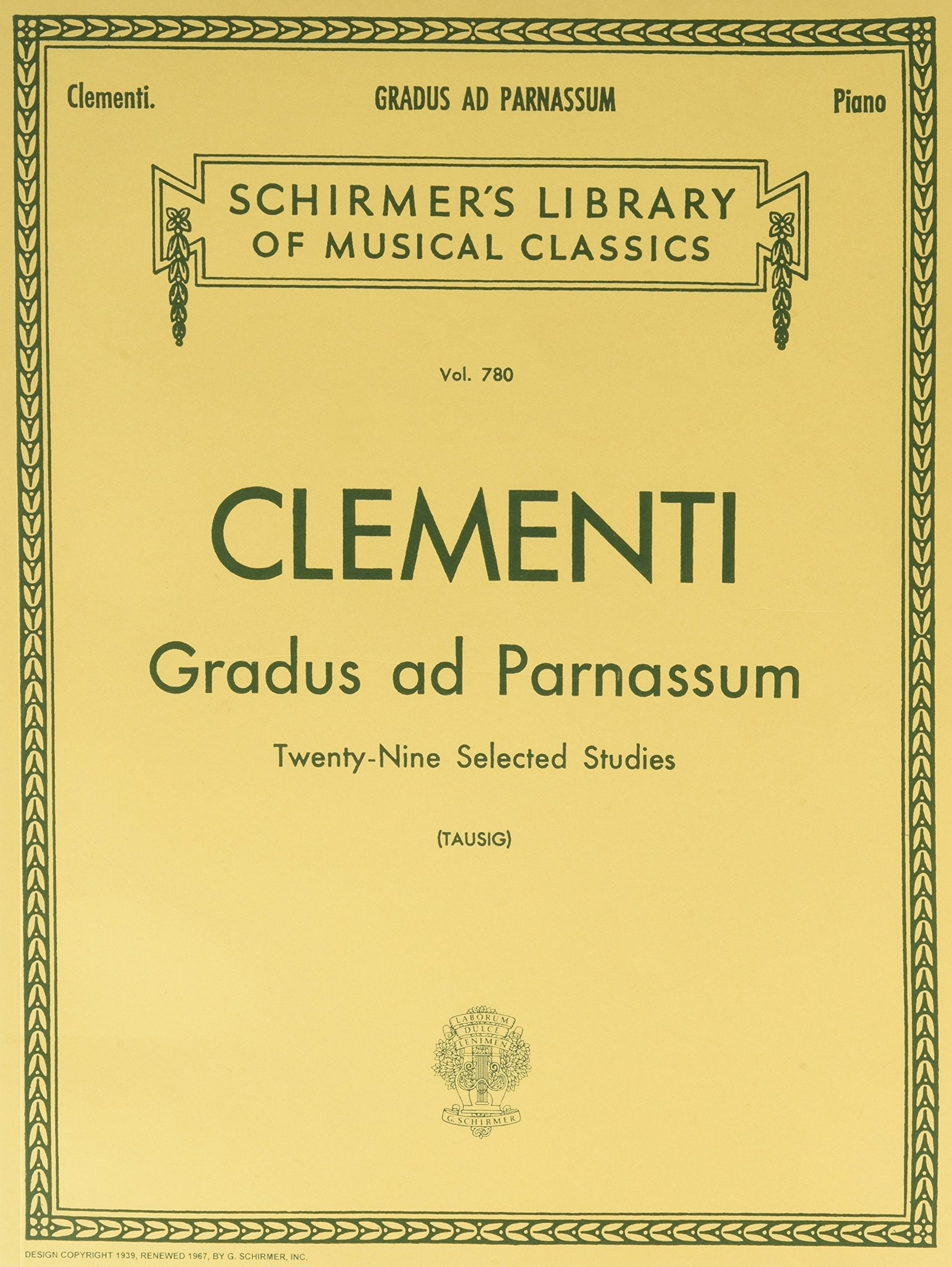 Muzio Clementi: Gradus Ad Parnassum (Schirmer's Library of Musical Classics),New