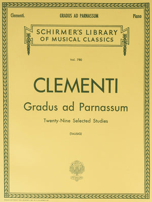 Muzio Clementi: Gradus Ad Parnassum (Schirmer's Library of Musical Classics),Used