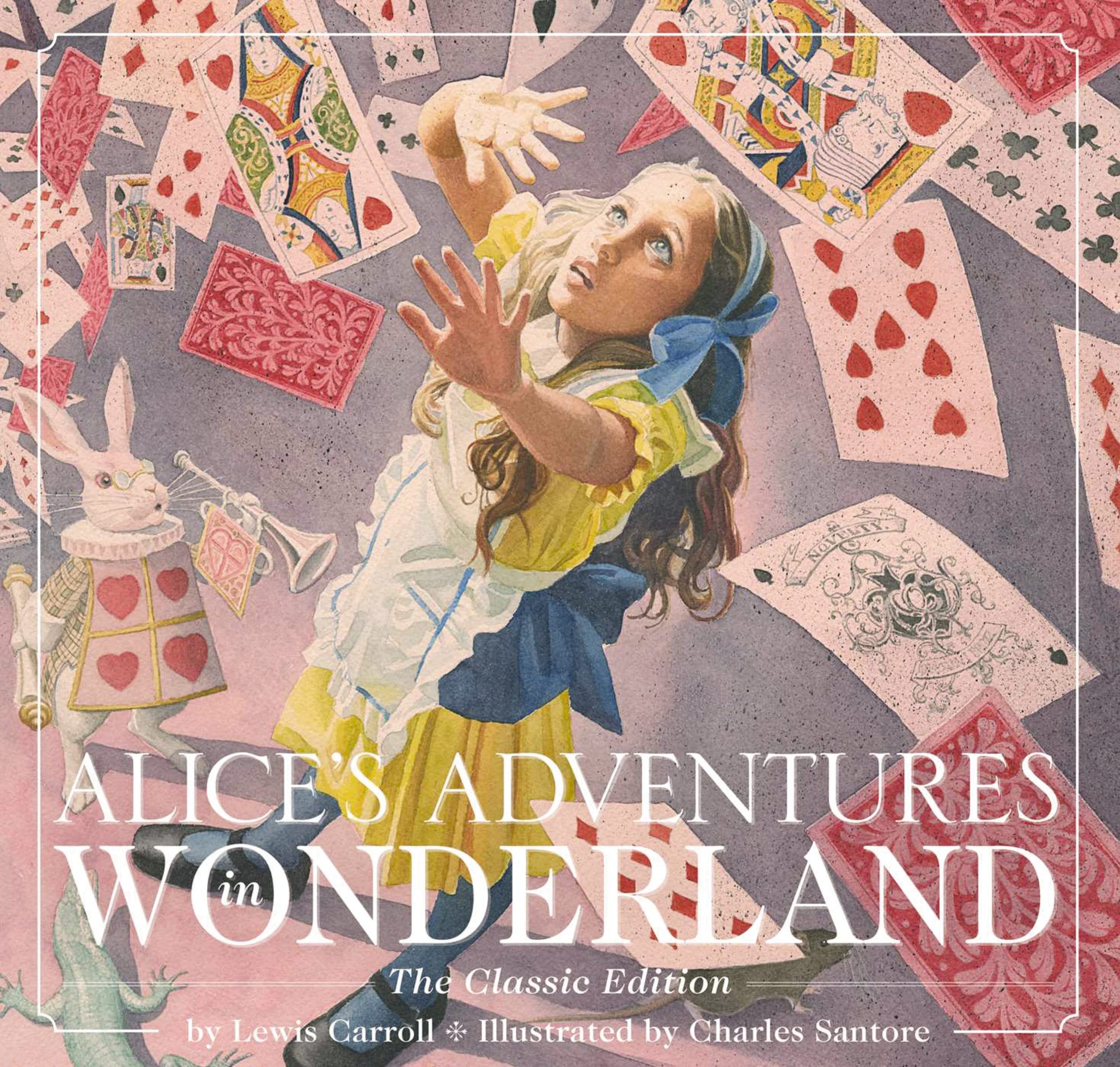 Alice's Adventures in Wonderland (Hardcover): The Classic Edition (Charles Santore Children's Classics),Used