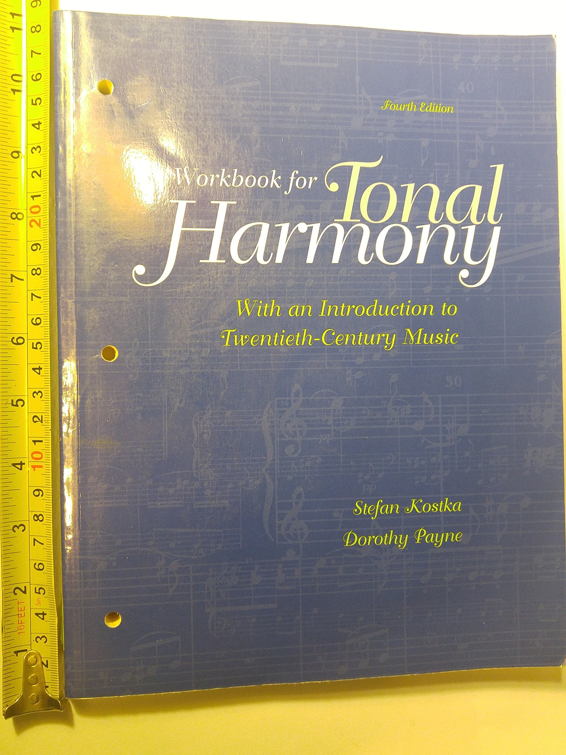 Student Workbook and CD for use with Tonal Harmony,Used