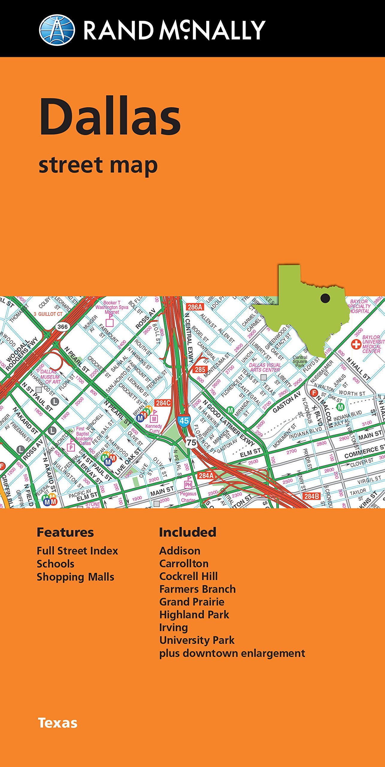 Rand McNally Folded Map: Dallas Street Map,Used