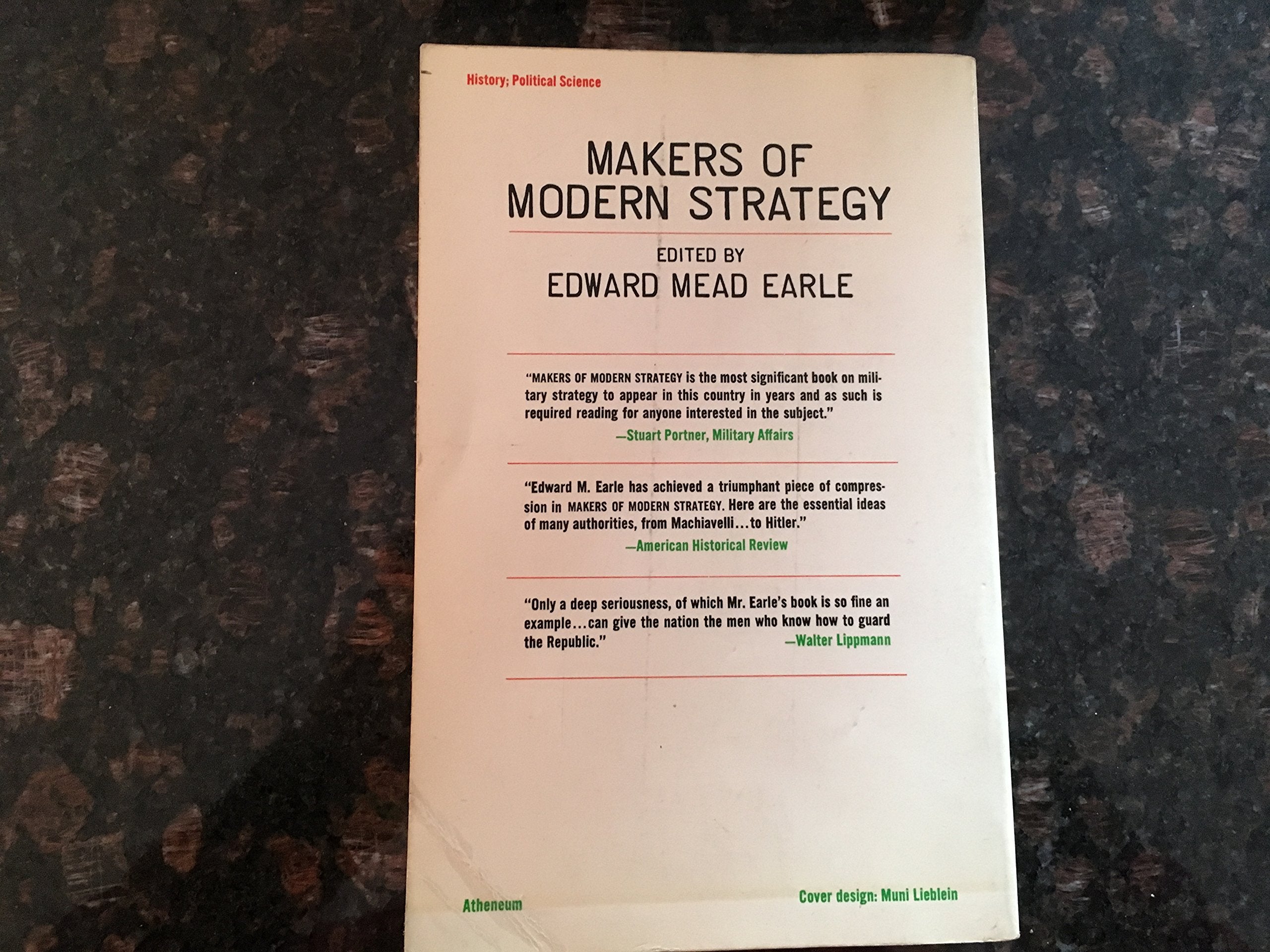 Makers of Modern Strategy: Military Thought From Machiavelli to Hitler,Used