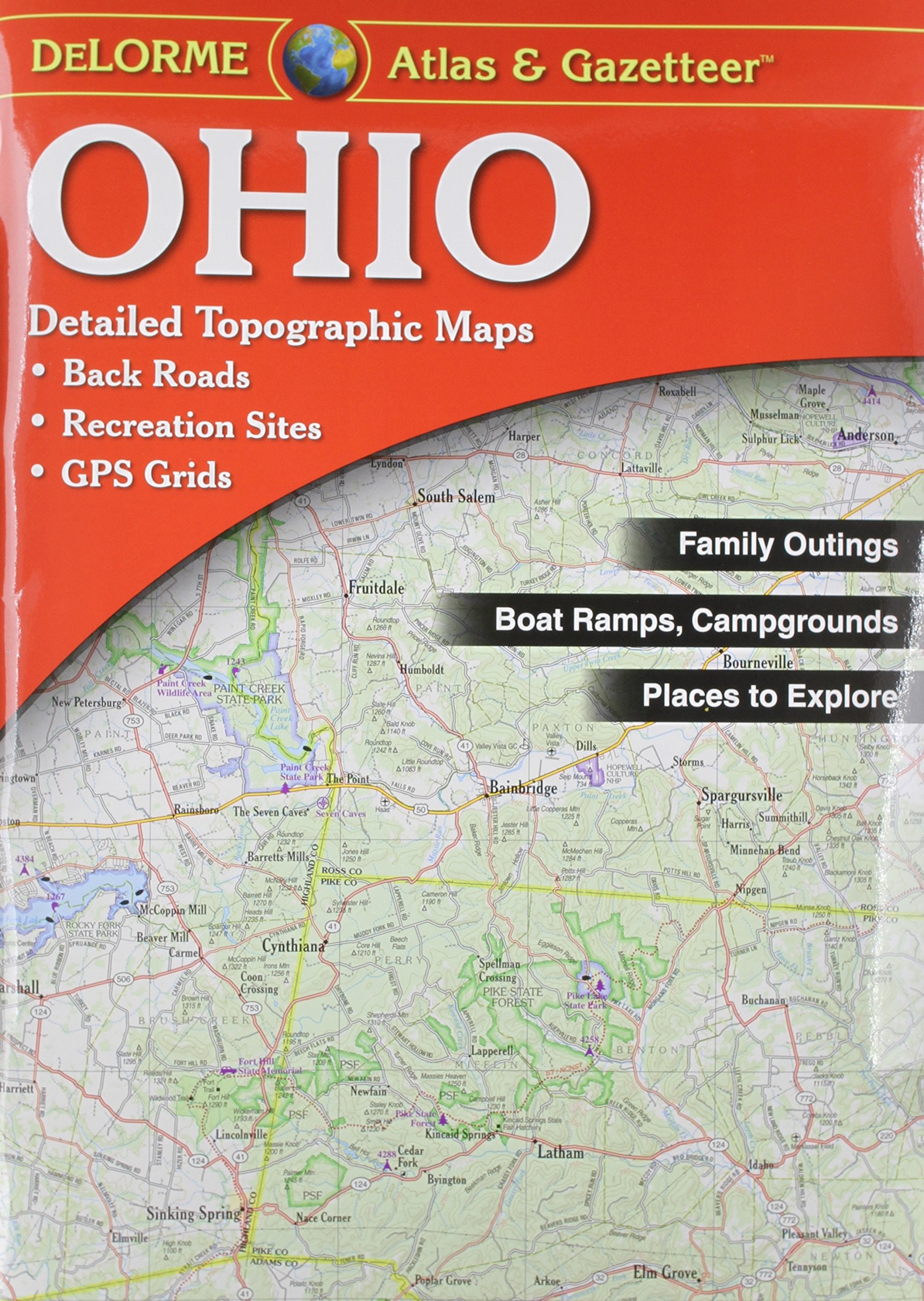 Ohio Atlas & Gazetteer (DeLorme Atlas & Gazetteer),Used