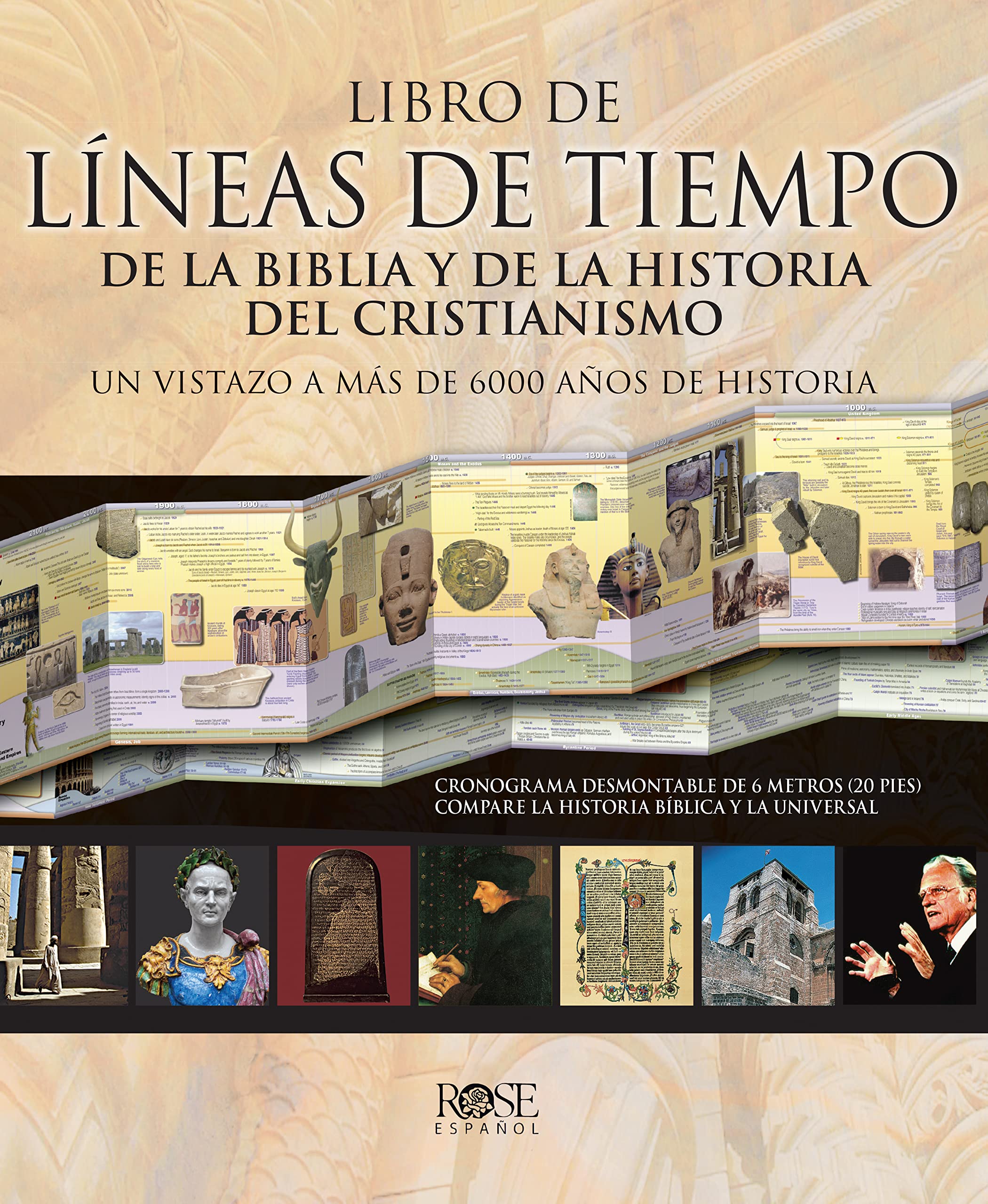 Libro De Lneas De Tiempo De La Biblia Y De La Historia Del Cristianismo (Spanish Edition),Used