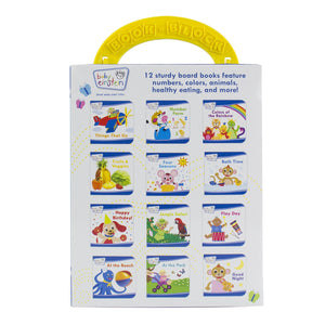 Baby Einstein  My First Library 12 Board Book Block Set  PI Kids,Used