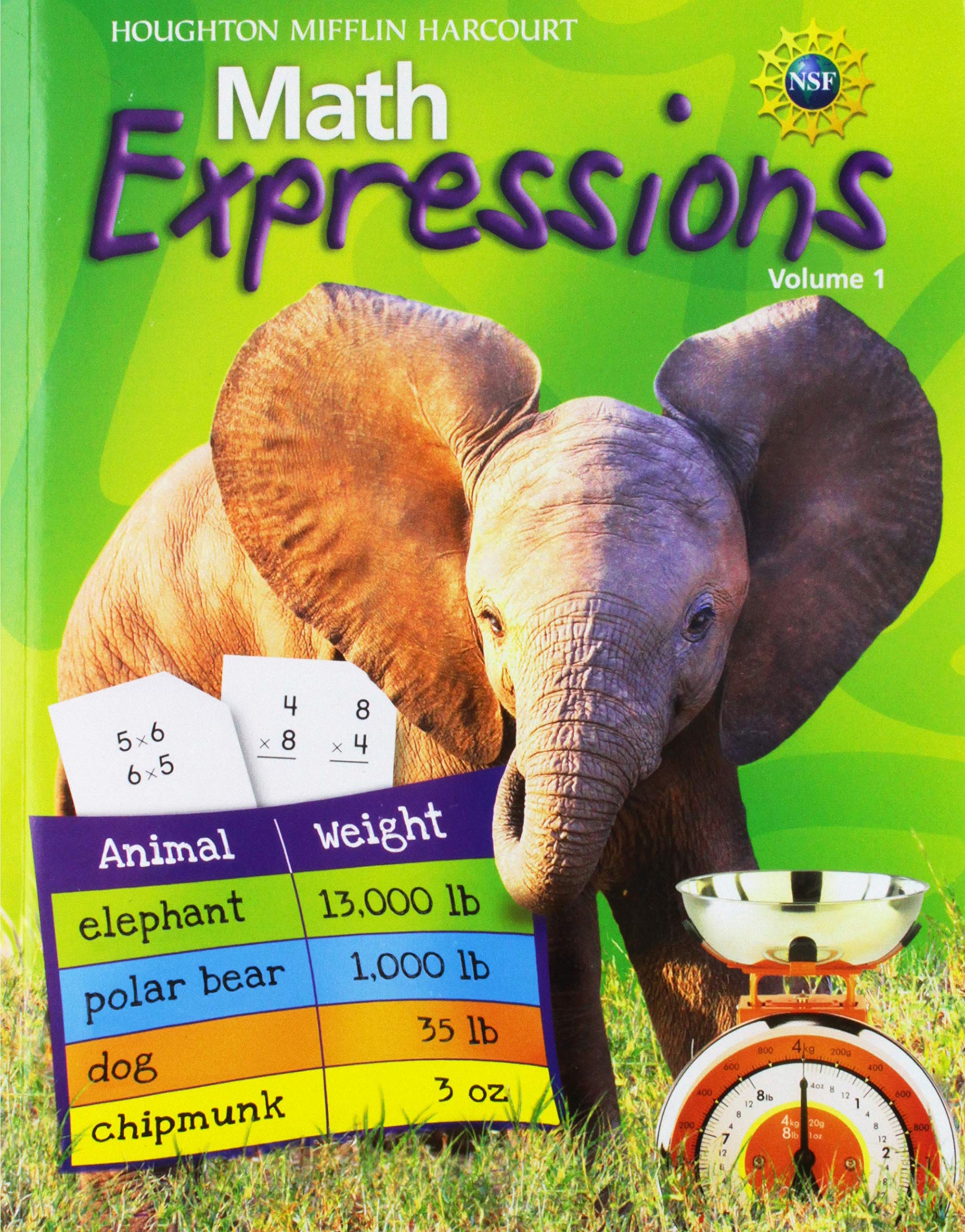 Math Expressions, Grade 3 Student Activity Book Consumable: Houghton Mifflin Harcourt Math Expressions,Used