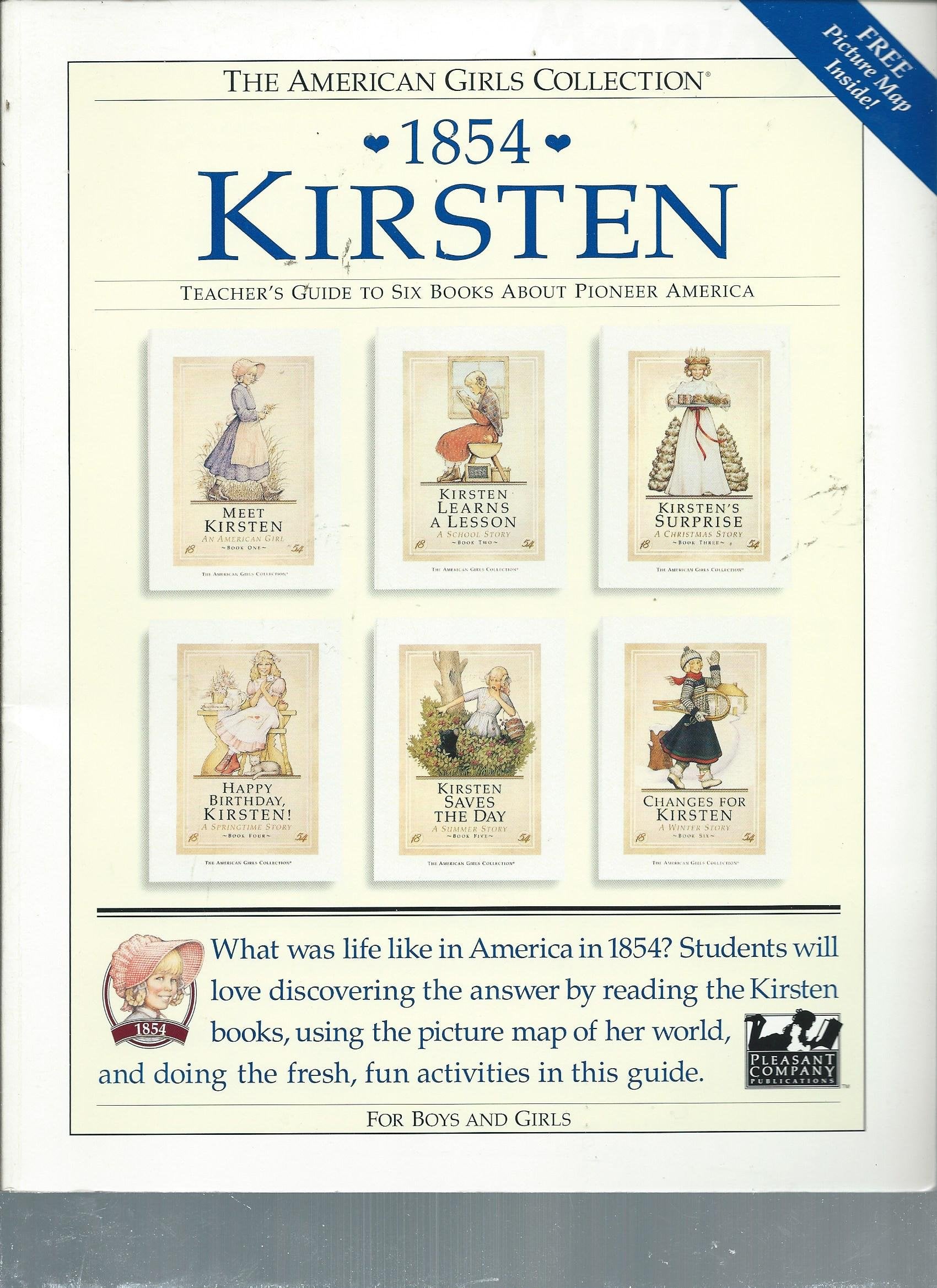 Kirsten, 1854: Teacher's Guide To Six Books About Pioneer America (American Girl Collection),Used
