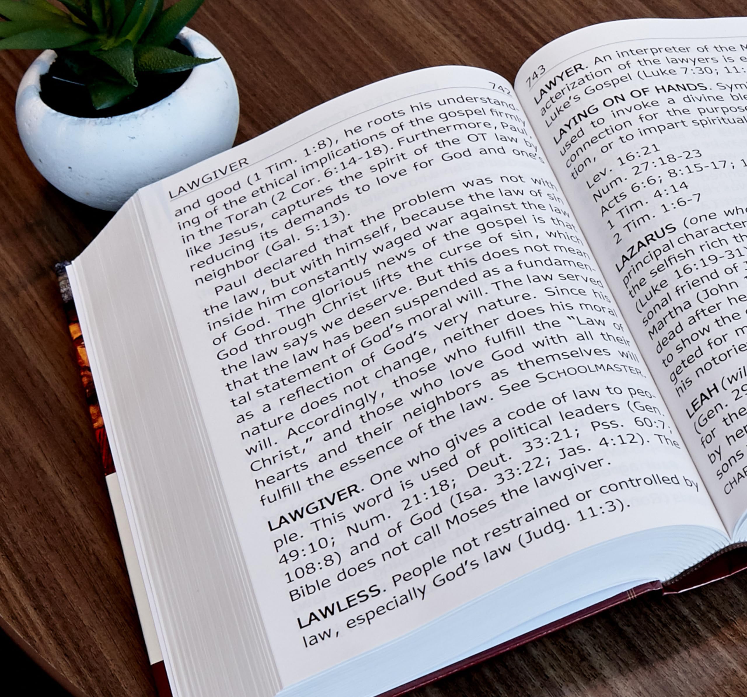 KJV Super Giant Print Dictionary & Concordance,Used