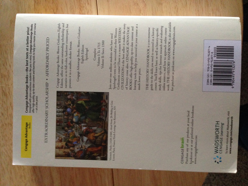 Cengage Advantage Books: Western Civilization, Complete,Used