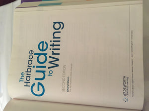 The Harbrace Guide to Writing,Used