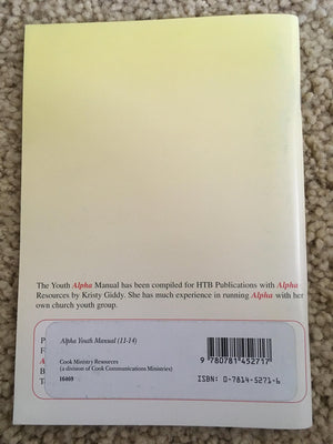 Youth Alpha Manual (Alpha Youth Manual, 1114),Used
