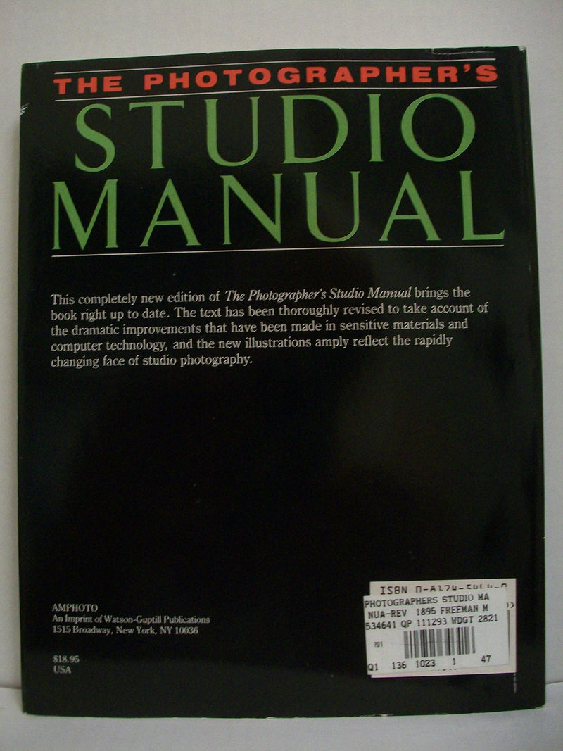 The Photographer's Studio Manual,Used