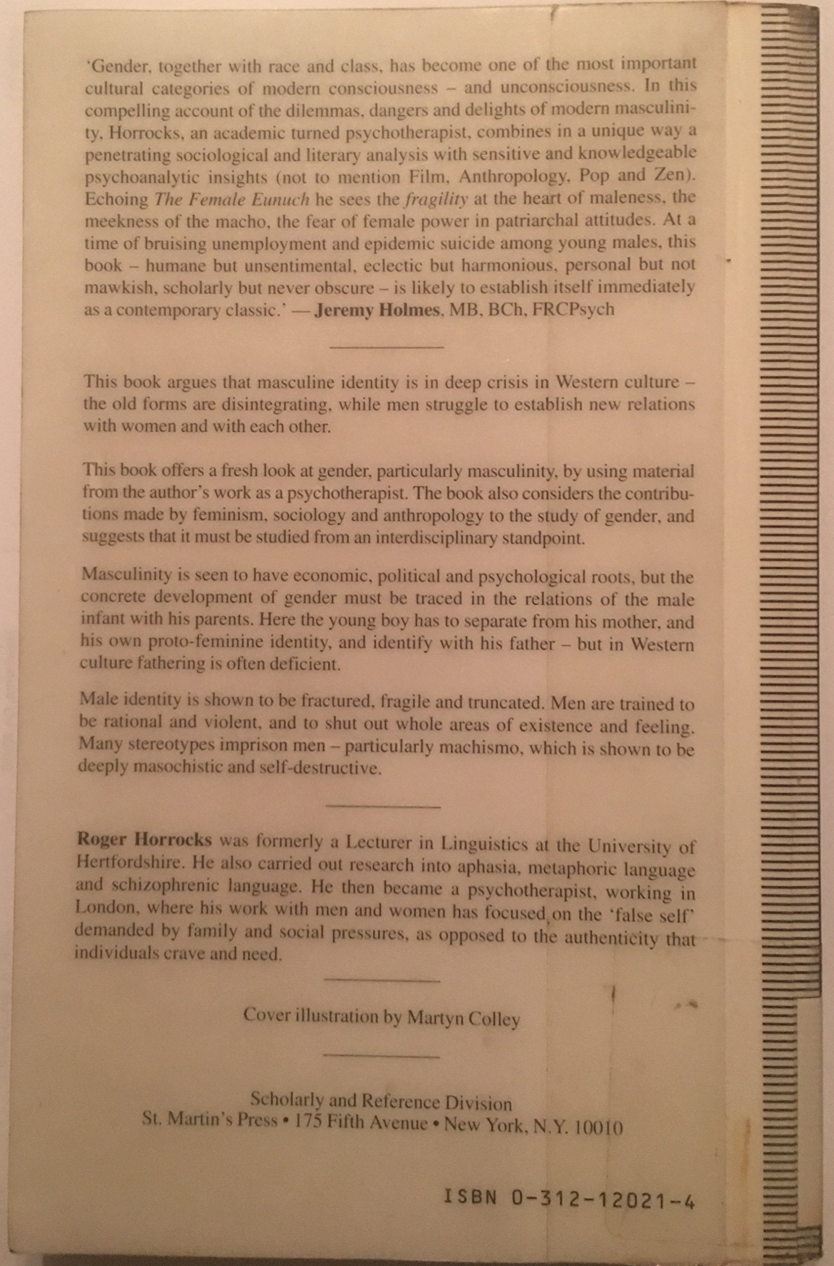 Masculinity in Crisis: Myths, Fantasies and Realities,Used