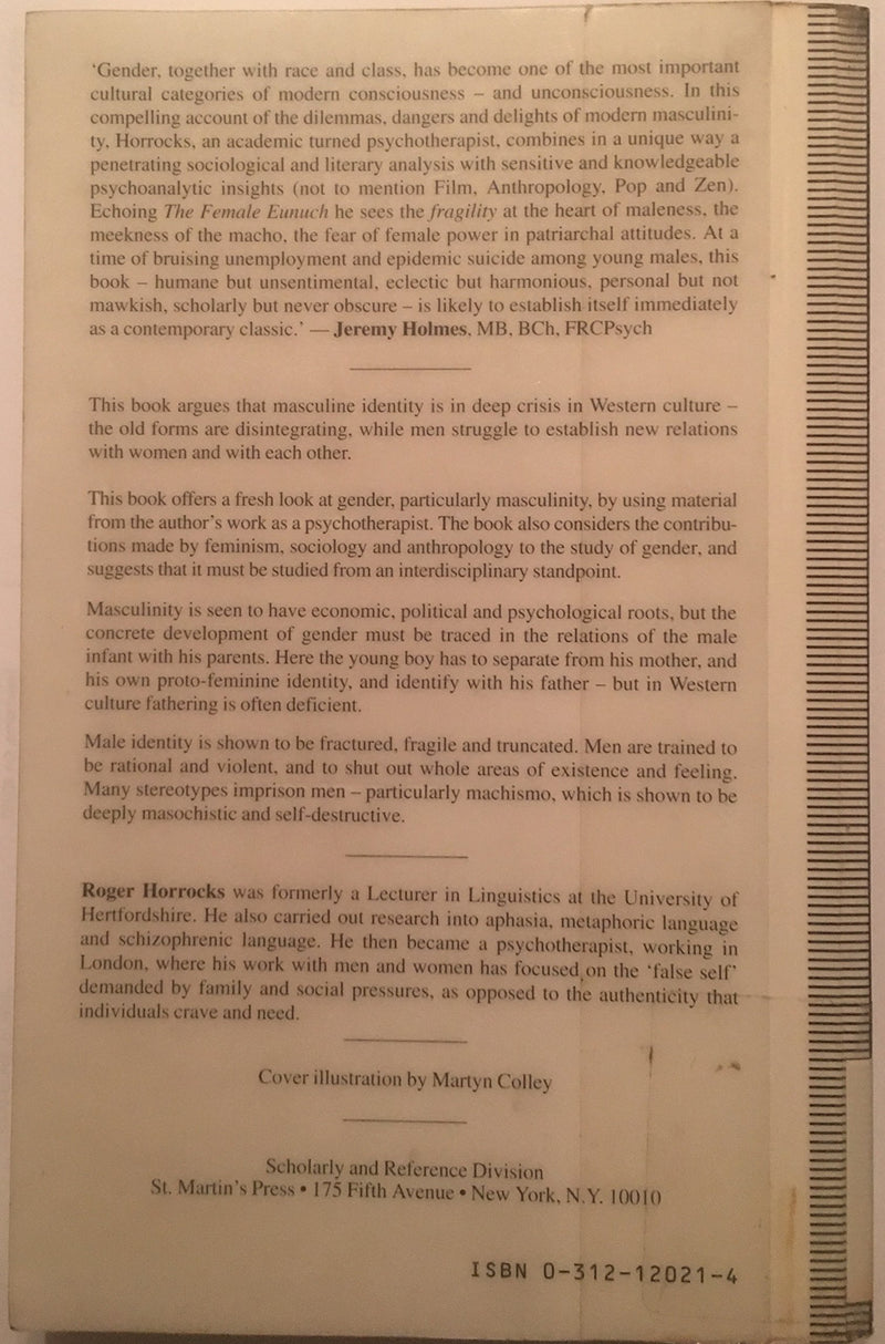 Masculinity in Crisis: Myths, Fantasies and Realities,Used