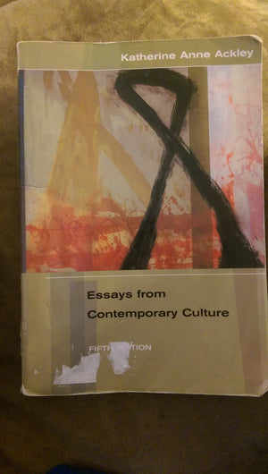 Essays From Contemporary Culture, 5Th Edition,New