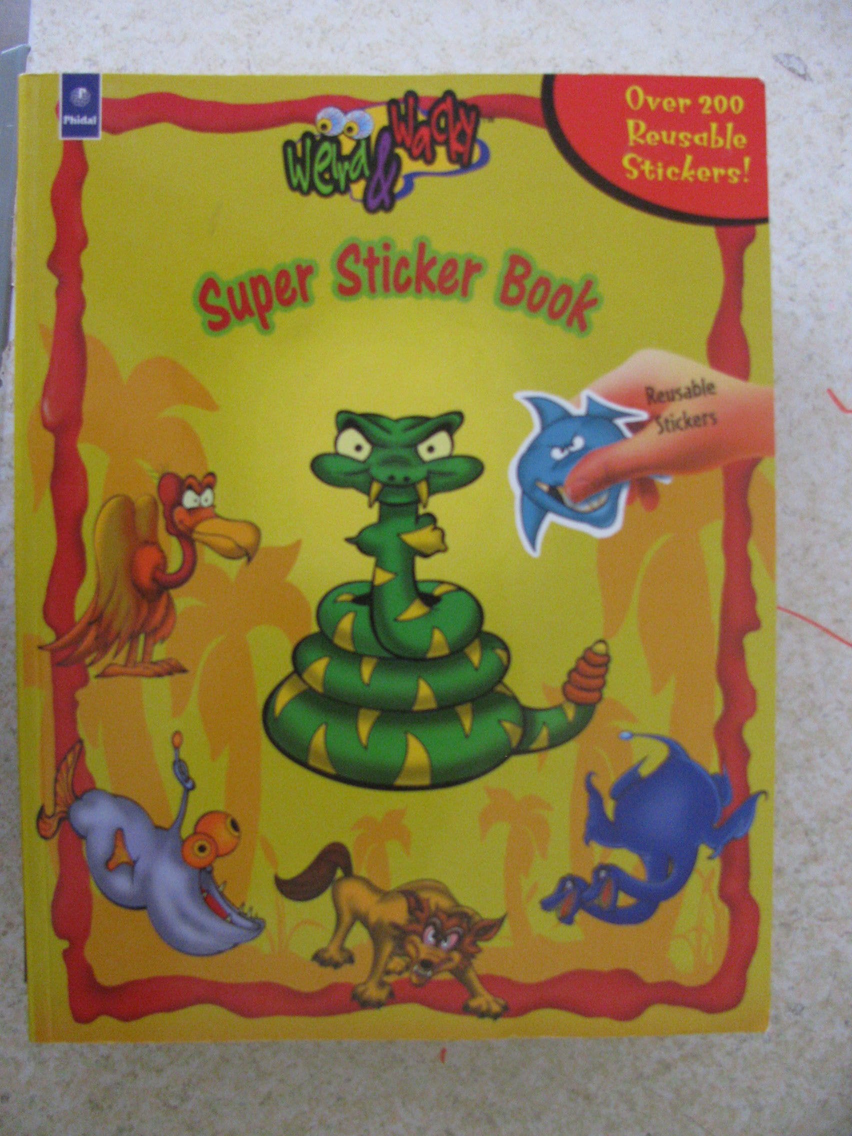 Weird & Wacky Super Sticker Book,Used
