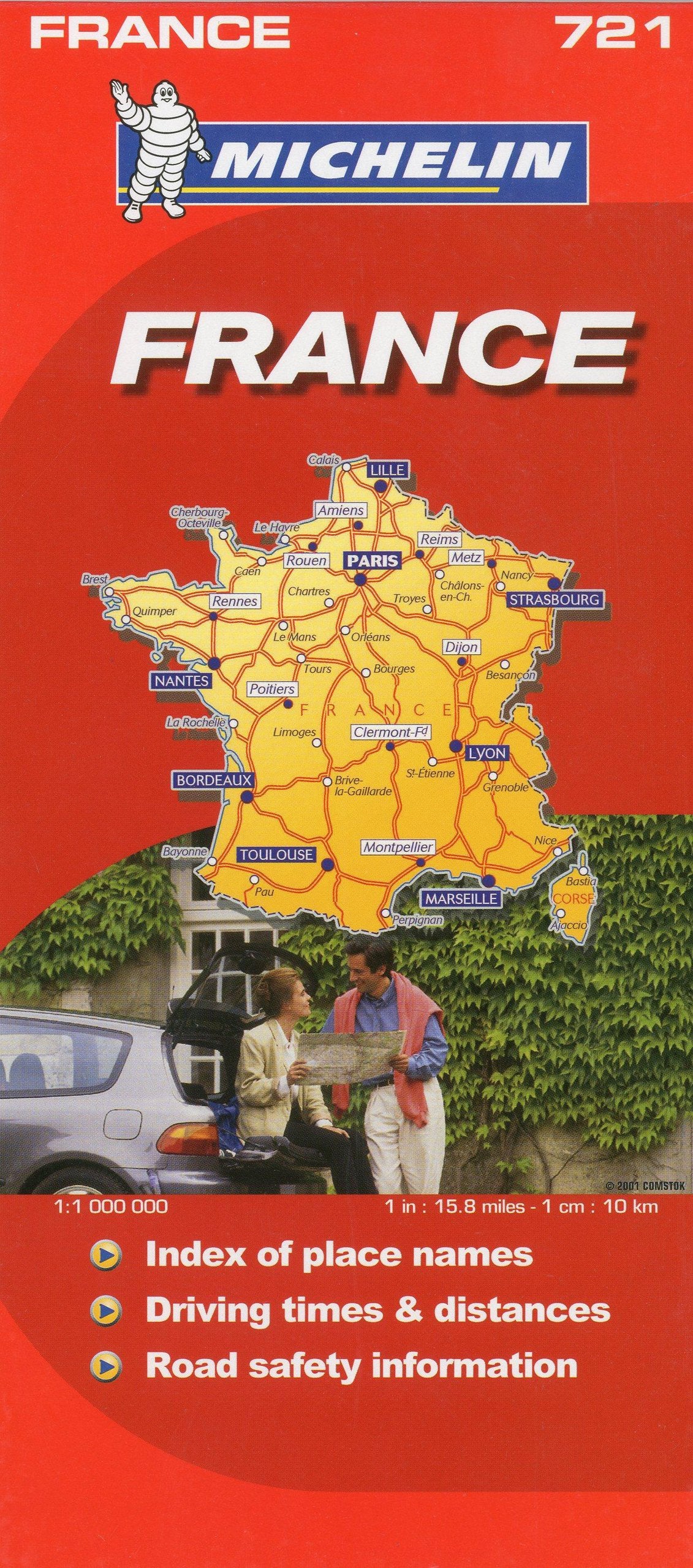 Michelin Map France 721 (Maps/Country (Michelin)),Used