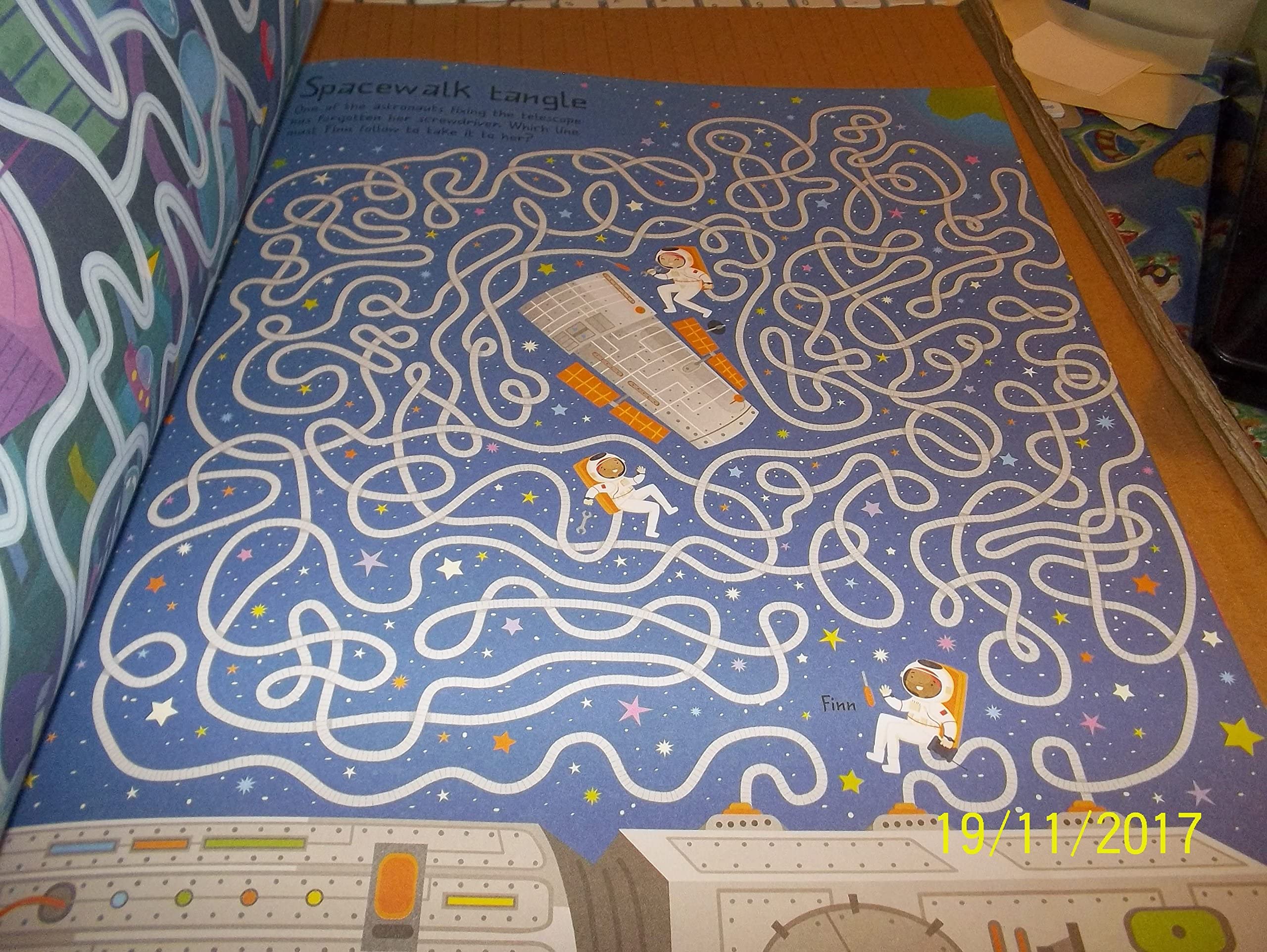Space Maze Book,Used