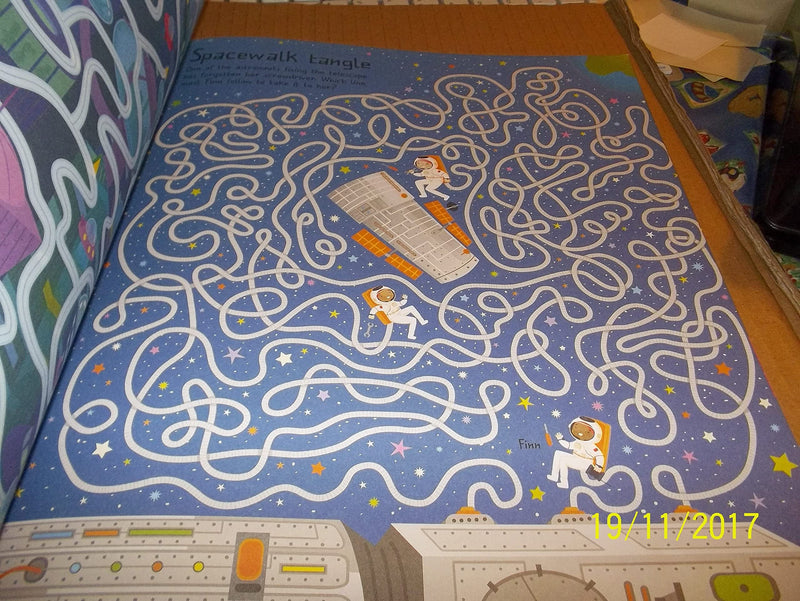 Space Maze Book,Used
