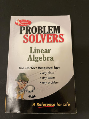 Linear Algebra Problem Solver (Problem Solvers Solution Guides),New