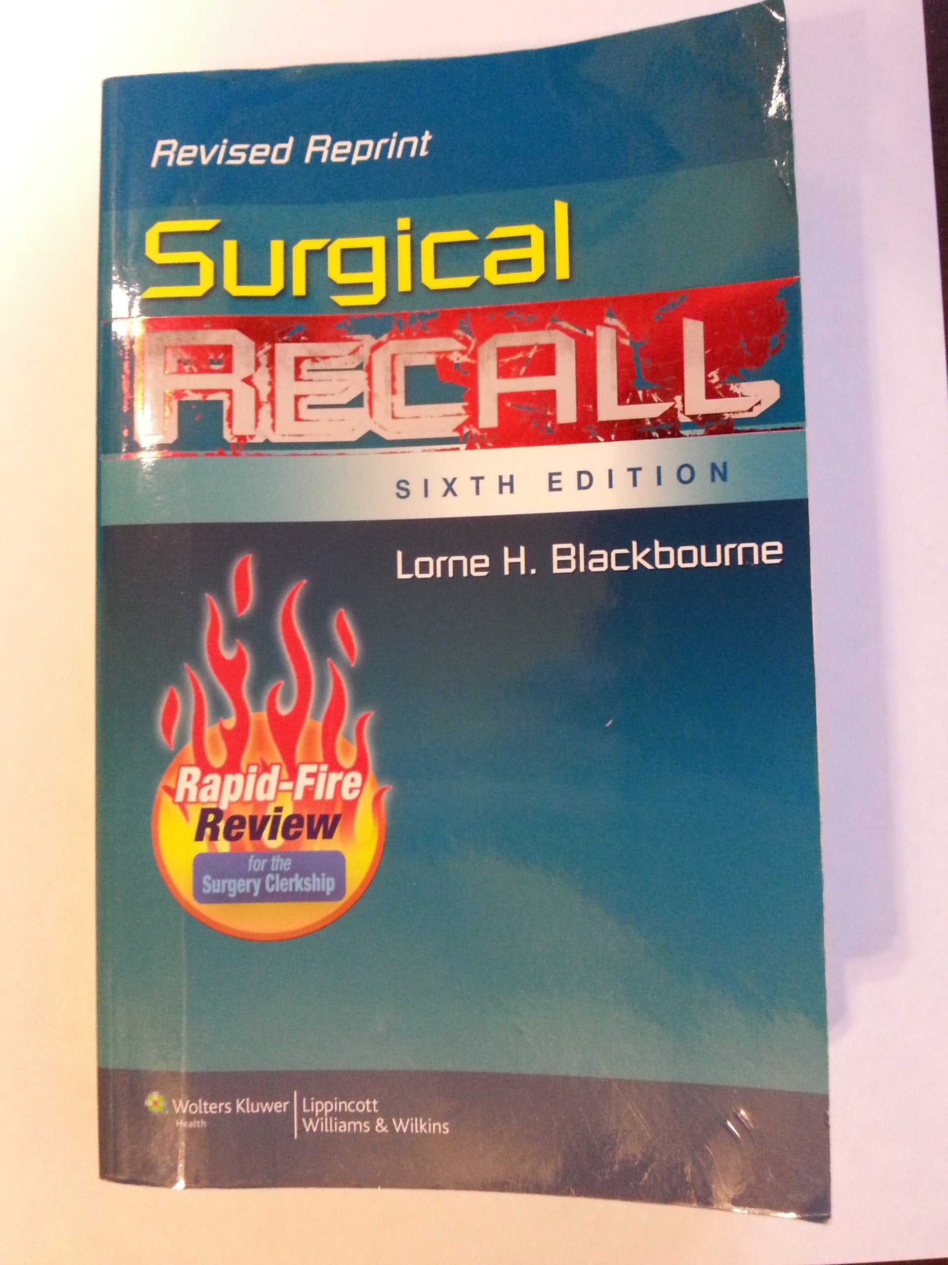Surgical Recall, 6Th Edition