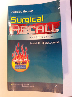 Surgical Recall, 6Th Edition