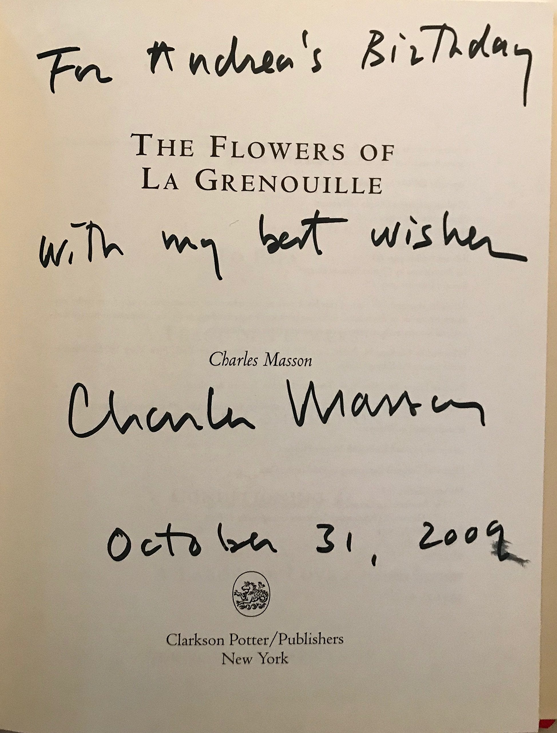 The Flowers Of La Grenouille,New