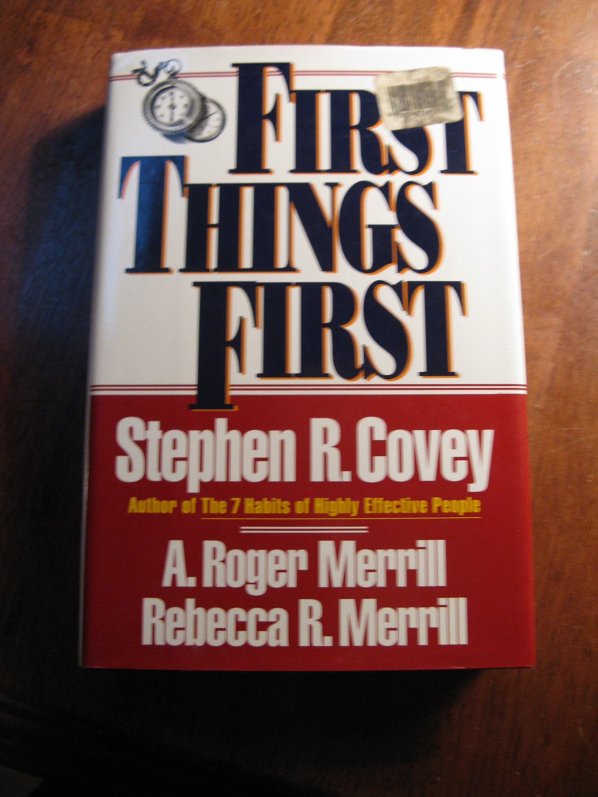 First Things First,New