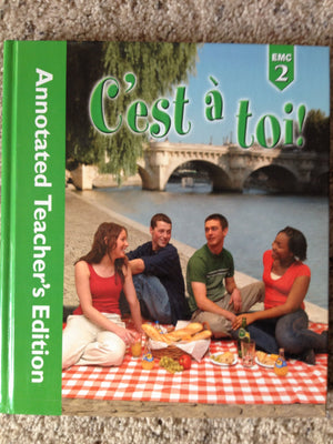 C'est a' toi! (annotaded Teacher's Edition),Used