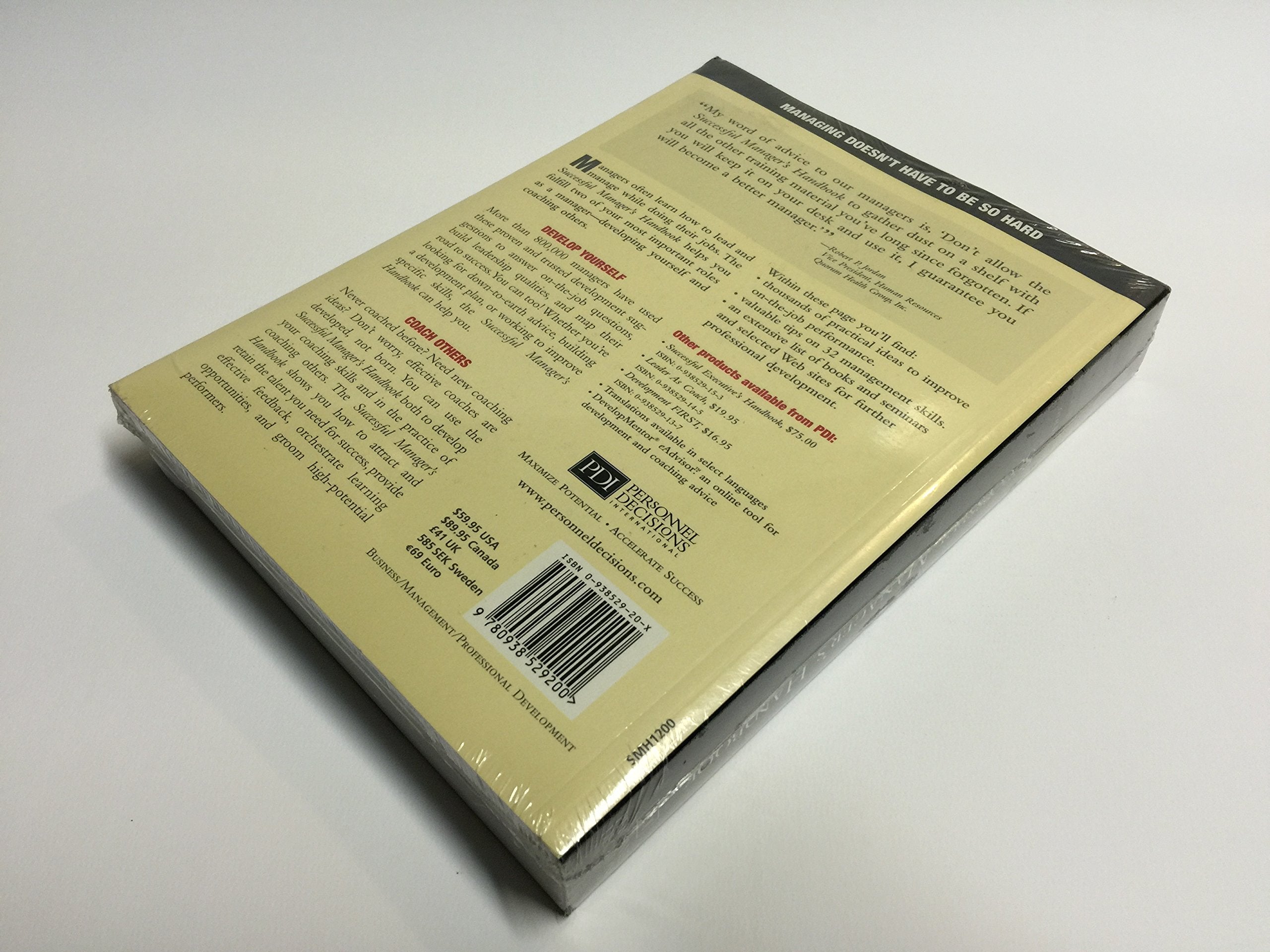 Successful Manager'S Handbook, 6Th Edition,New