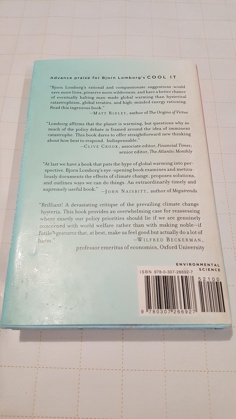 Cool It: The Skeptical Environmentalist'S Guide To Global Warming,Used