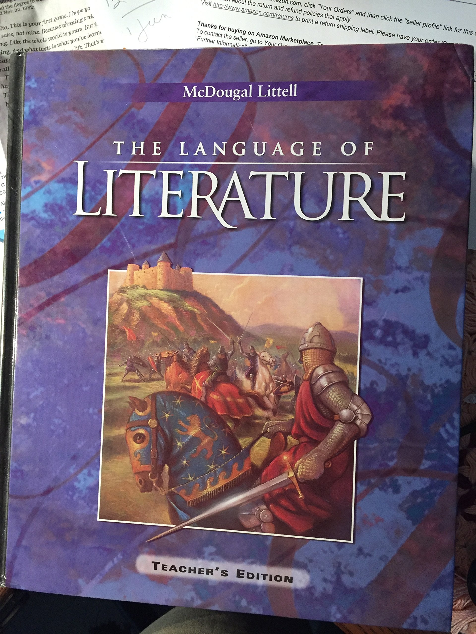 Holt Elements of Literature, 5th Course: Essentials of American Literature, Teacher's Edition,Used