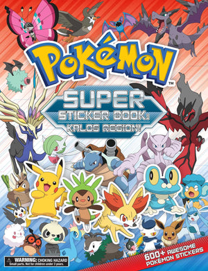Pokemon Super Sticker Book: Kalos Region,Used