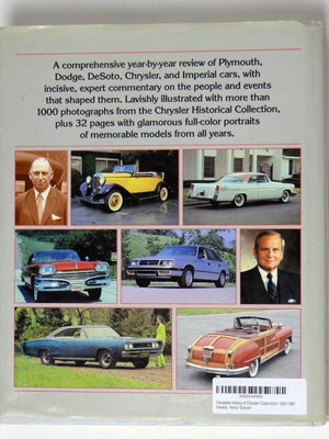 Complete History Of Chrysler Corporation 19241985,New