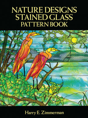 Nature Designs Stained Glass Pattern Book (Dover Crafts: Stained Glass),Used