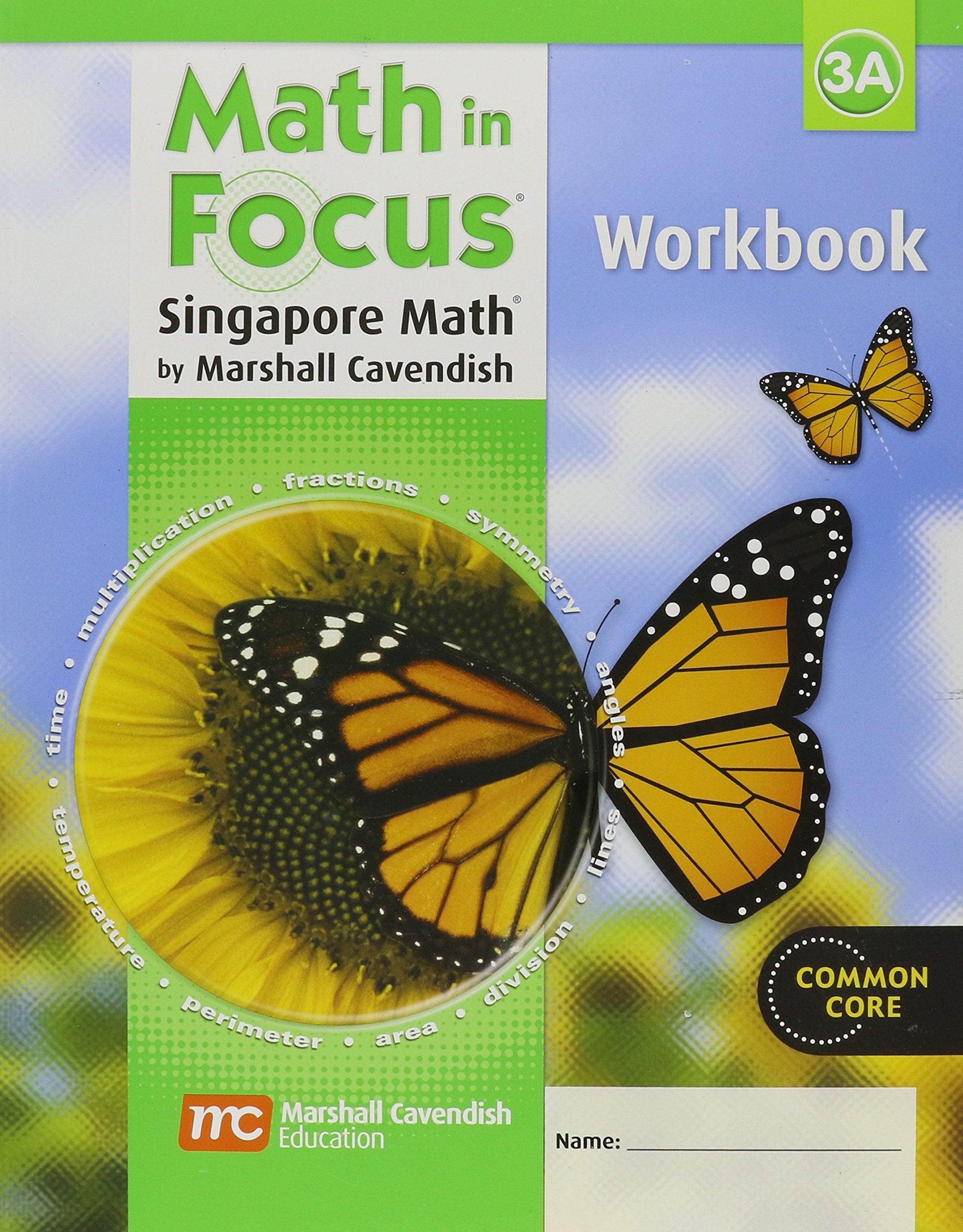 Math in Focus: The Singapore Approach Student Workbook, Book 3A,Used