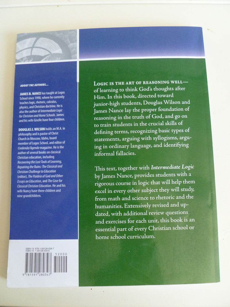 Introductory Logic: Answer Key (4th edition),Used