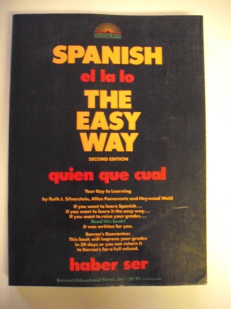Spanish the Easy Way (Spanish the Easy Way, 2nd ed),Used