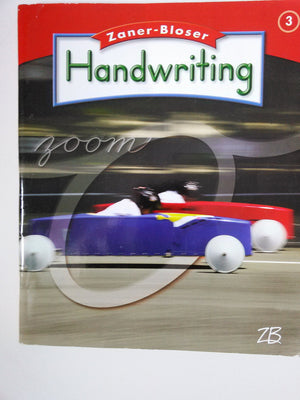 Zanerbloser Handwriting; Grade 3,New