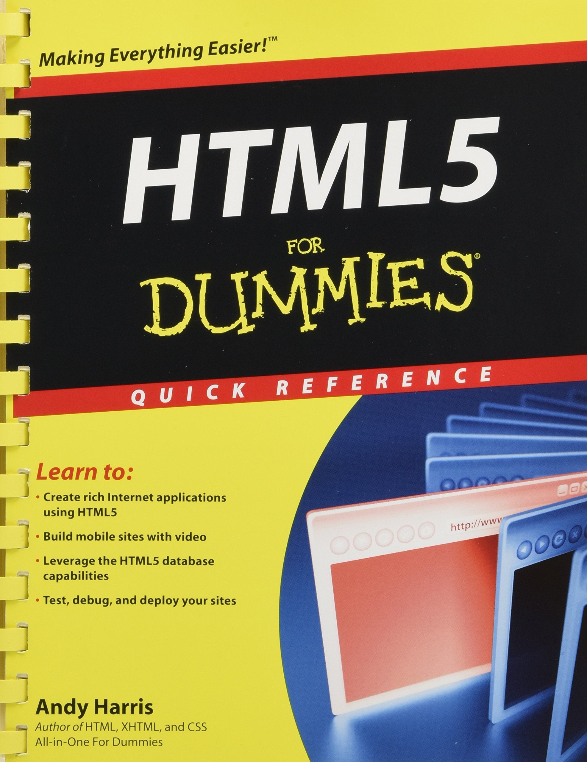 HTML5 For Dummies Quick Reference,Used