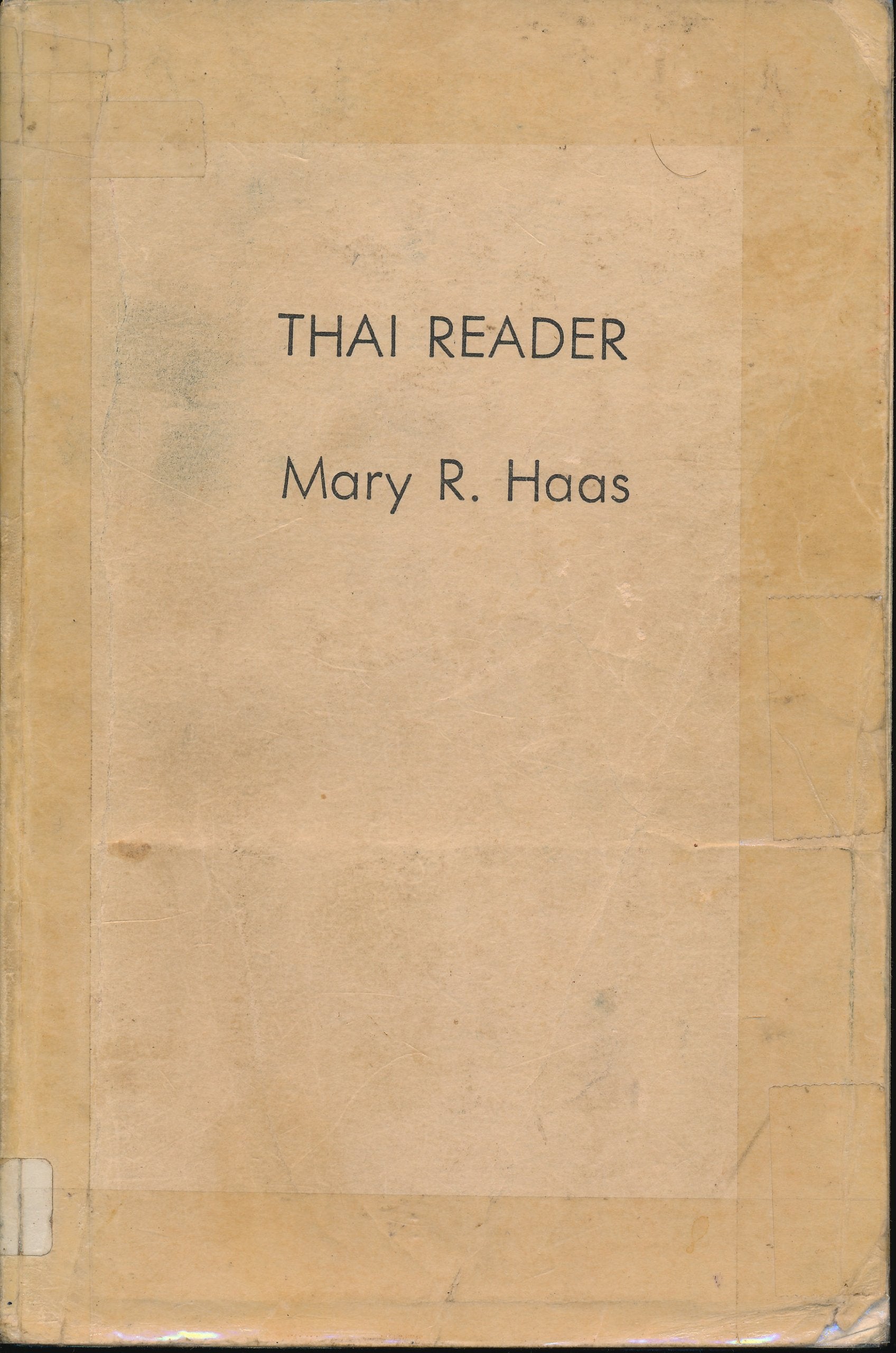Thai Reader,Used