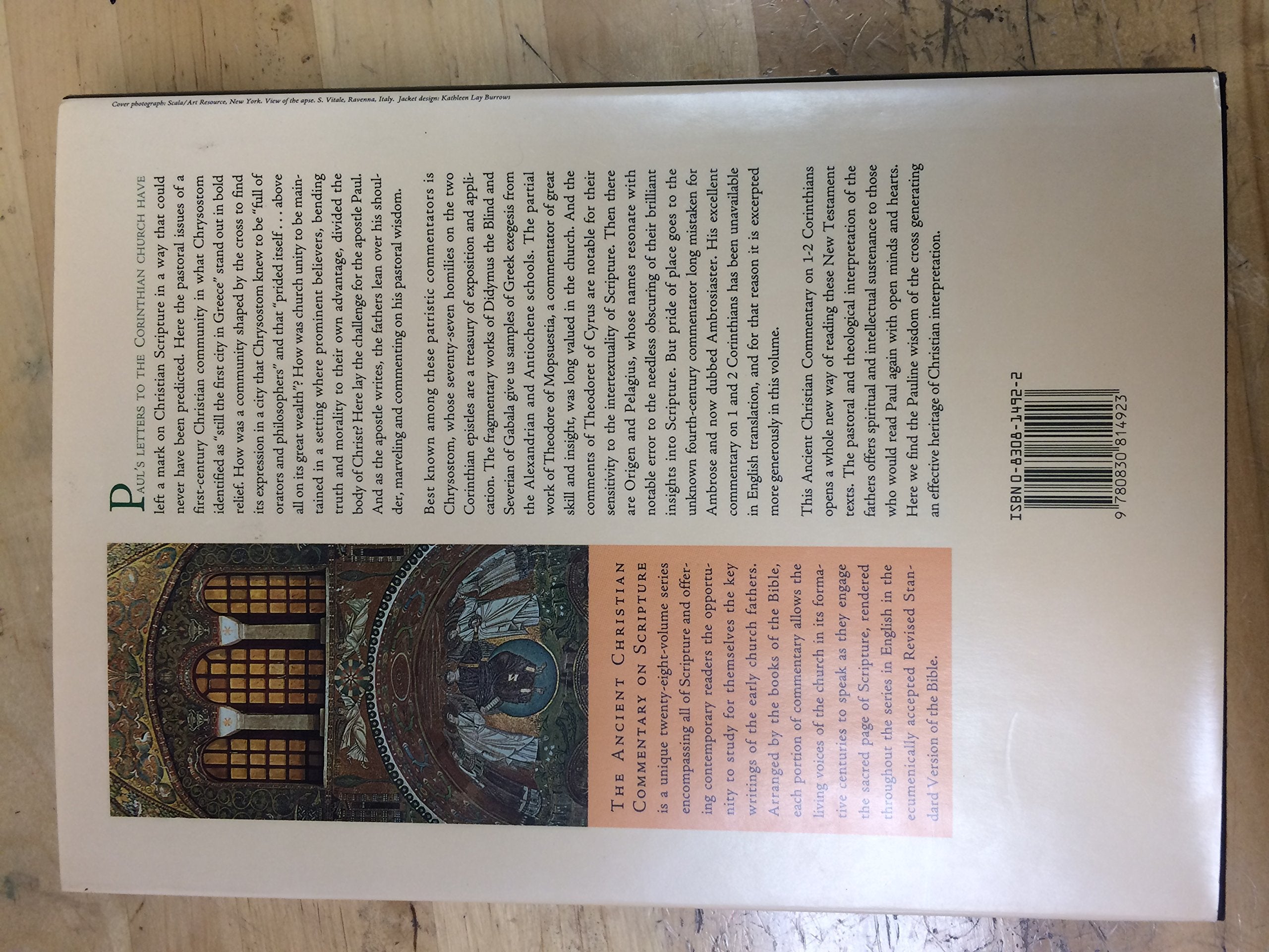12 Corinthians (Ancient Christian Commentary On Scripture),Used