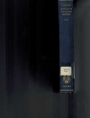 Virgil: A Study in Civilized Poetry,Used