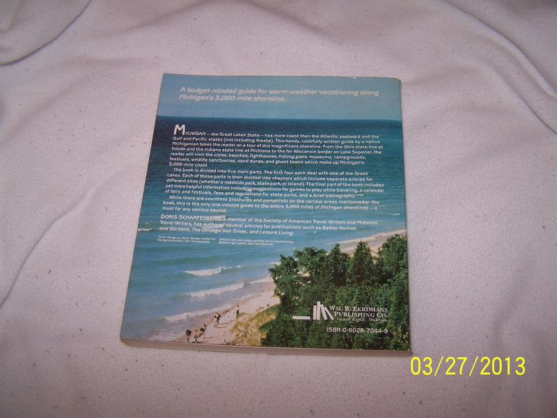 The long blue edge of summer: A vacation guide to the shorelines of Michigan,Used