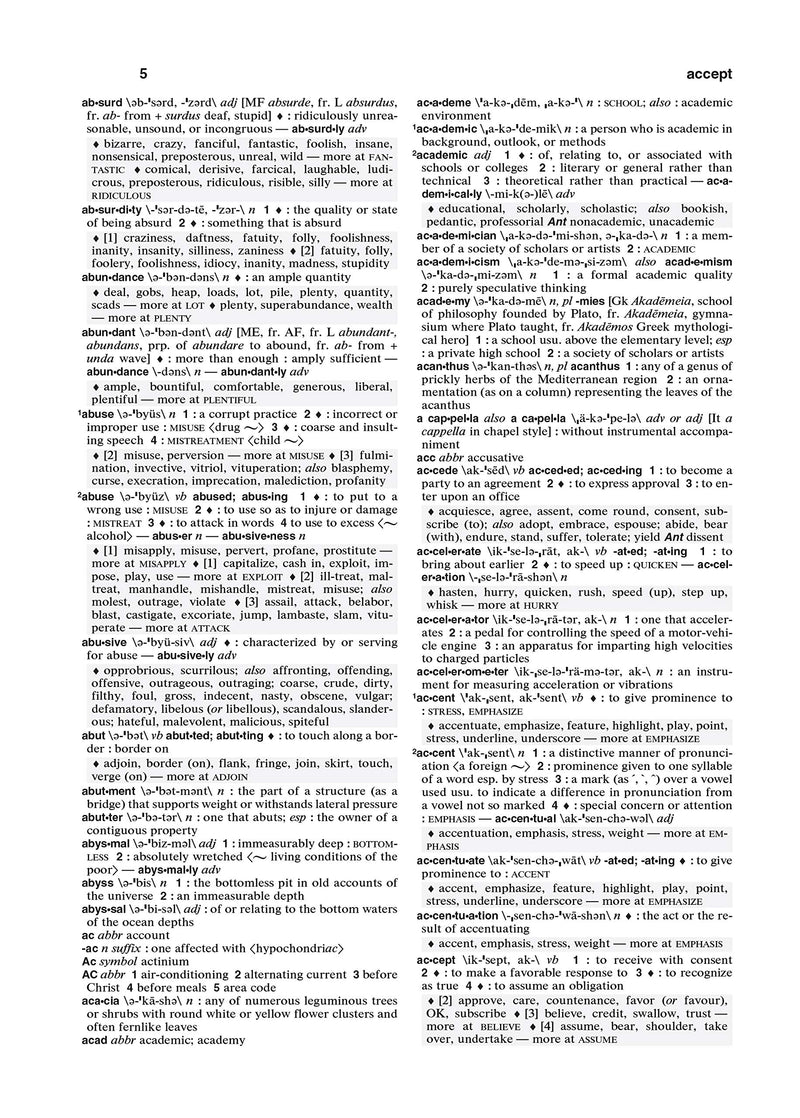 Merriamwebster'S Dictionary And Thesaurus,Used