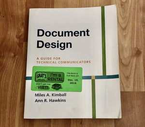 Document Design: A Guide for Technical Communicators,Used